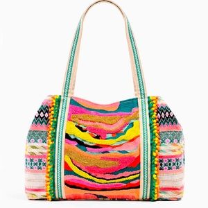 America & Beyond 
Daphne Embellished Tote 
New with tags